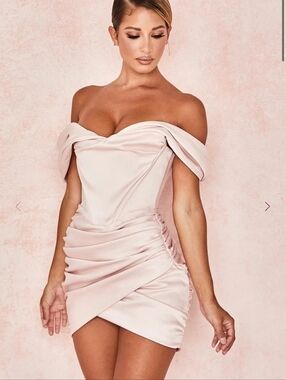 House of CB | Dresses | House Of Cb Loubella Mulberry Strapless Corset Dress  Authentic | Poshmark